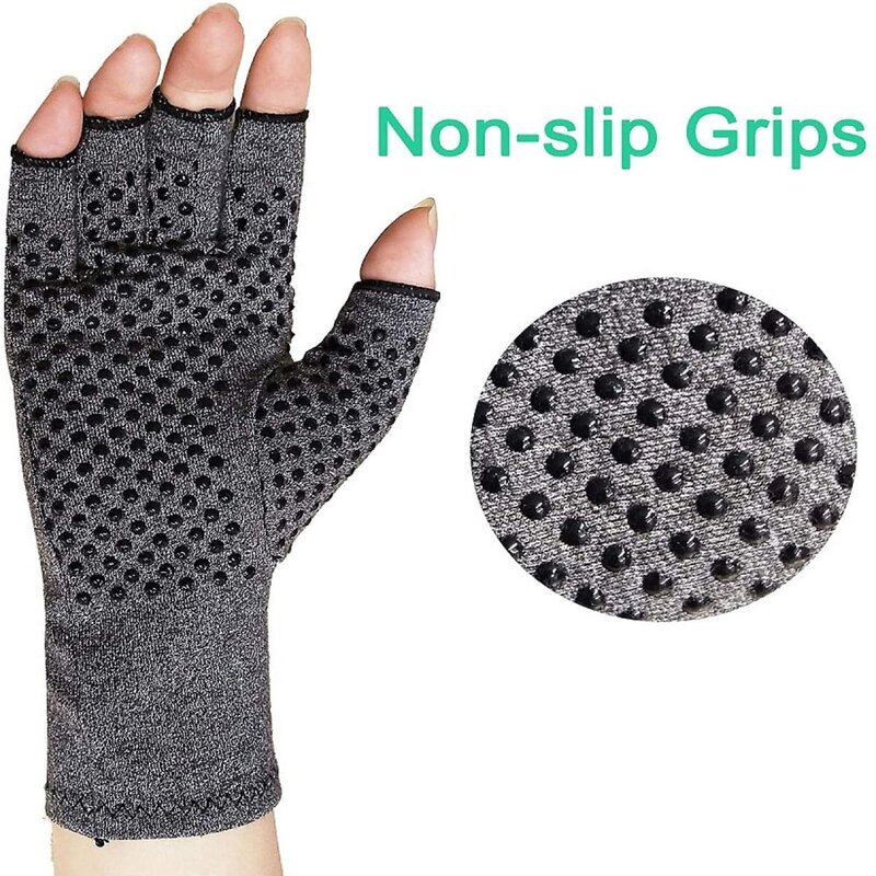 Compression Gloves Manufacturer - Half Finger Heat Rheumatoid Treatment