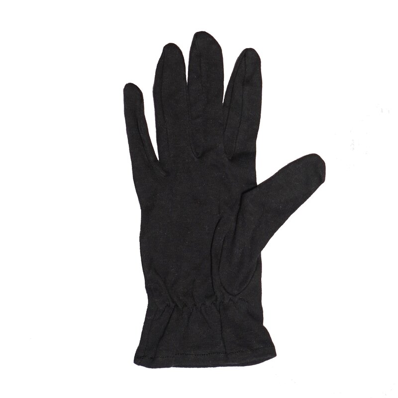 Cotton Gloves Manufacturer - Long Three Ribs Elastic Cuffs Parade