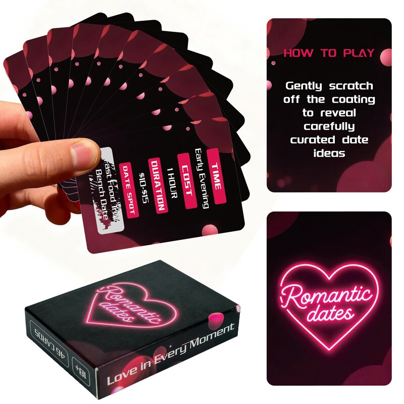 Adult Paper Game Cards Sweet Dirty Sex Games for Couples in Bed Bedroom Date Night Scratch Off Cards for Pregame Game