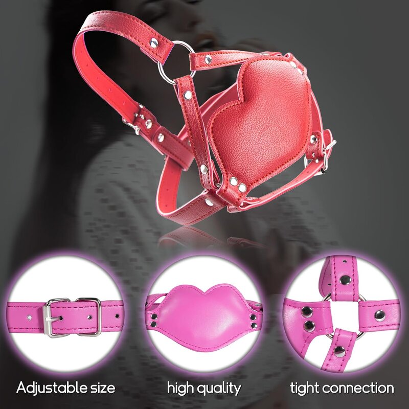 Silicone Gag Ball BDSM Bondage Restraints Open Mouth Sex Ball Harness Strap Gag Adult Games Exotic Accessories Sex Toy for Women