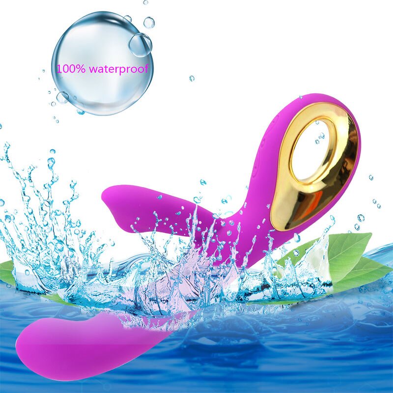 Thrusting Rabbit Vibrator Massager Dildo- G Spot with Independent Clitoral Stimulator 10 Patterns Waterproof Rechargeable