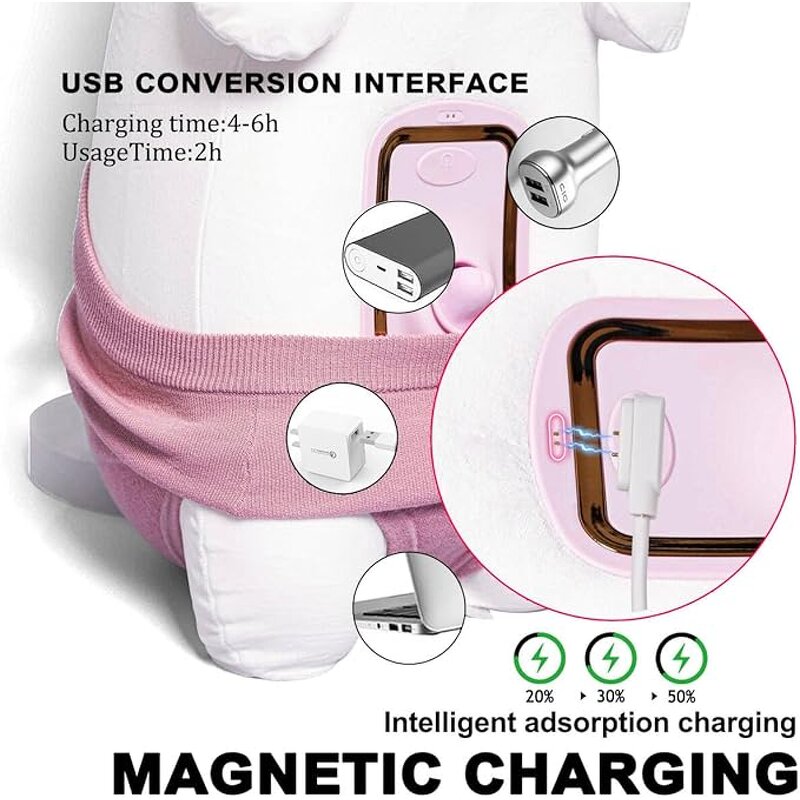 Sex Machine White Doll Bear Toys Dildo,Thrusting Invisible Telescopic Dildo Penis Masturbation Machine Female Sex Play Pillow