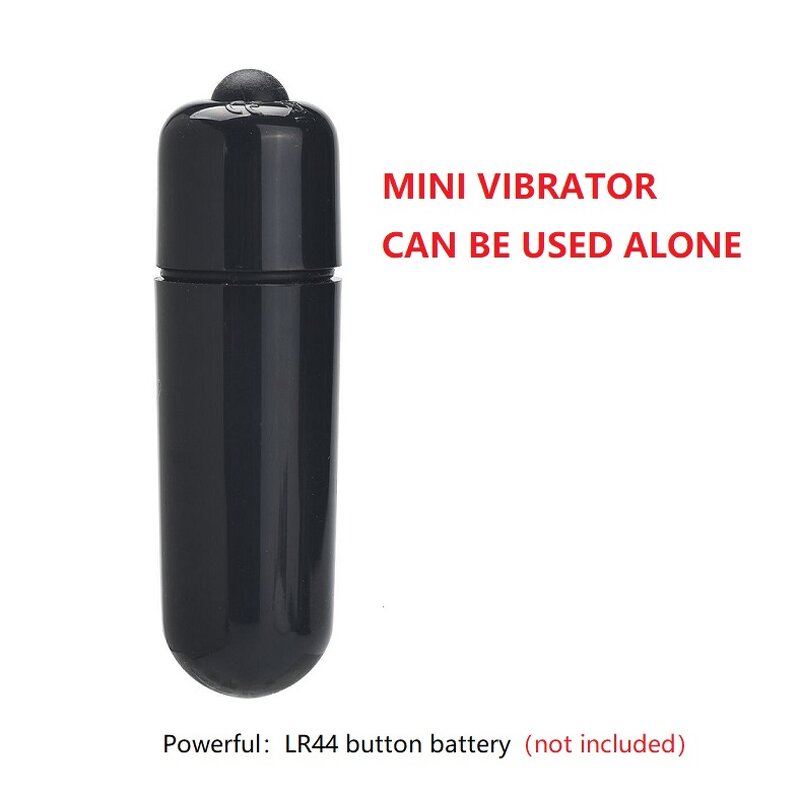 10 Frequency Removable Vibrating Bullet Vibrator Powerful G-spot Stimulate Clitoris Masturbator Anal Plug