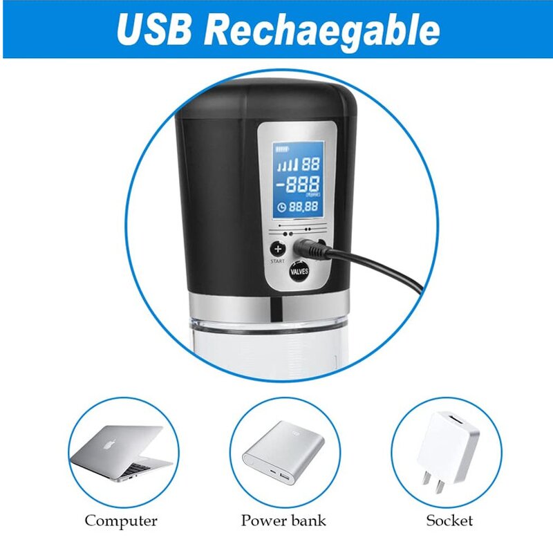 Automatic Male Masturbation Cup with LED Display Vibrator Sucking Telescopic Masturbation Cup Sex Toys for Men Masturbating