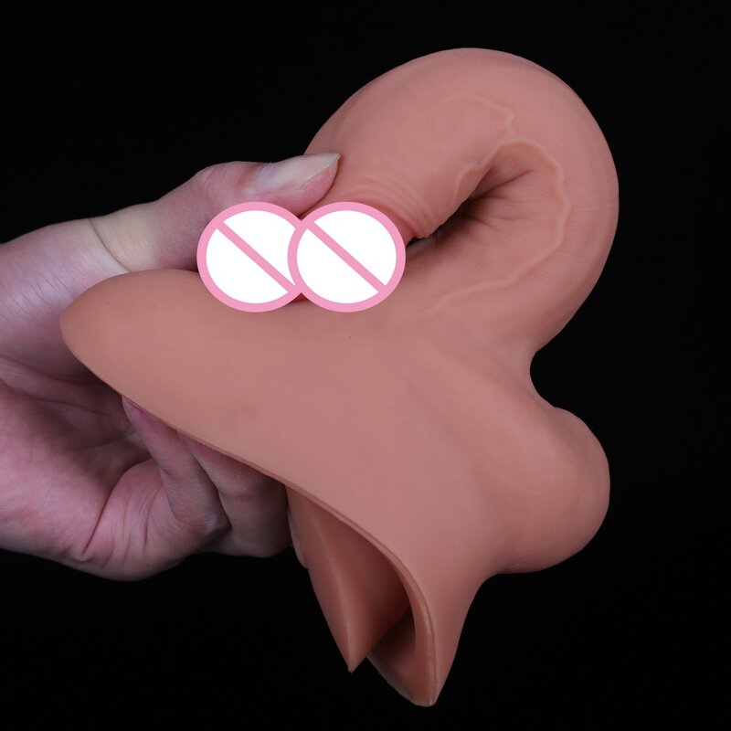 3 in 1 Stand to Pee Silicone Dildo Prosthetic Packer Transgender STP for FTM for G-Spot Stimulator Feature Big Penis Cock
