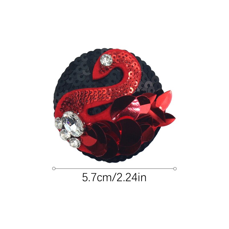 Women Sexy Nipple Covers Self-adhesive Nipple Pasties Stickers Sequin/Faux Leather Swan Rhinestone Breast Pasties