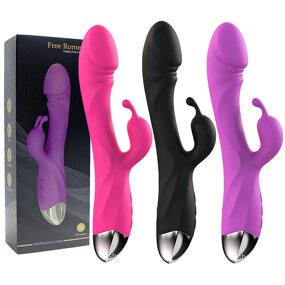 Rabbit Vibrator for Women Powerful G Spot Female Clitoris Stimulator Vagina Nipple Massage Dildo Silent Adults Sex Toy