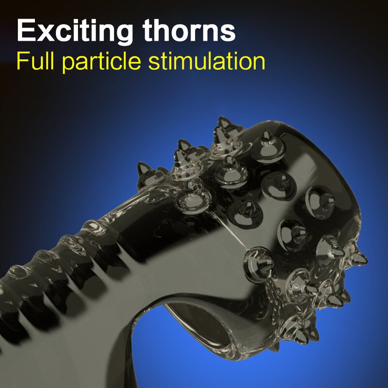 Delay Ejaculation Penis Sleeve Dildo G Spot Stimulator for Women Enlargement Extender Sexy Toys for Men Couples