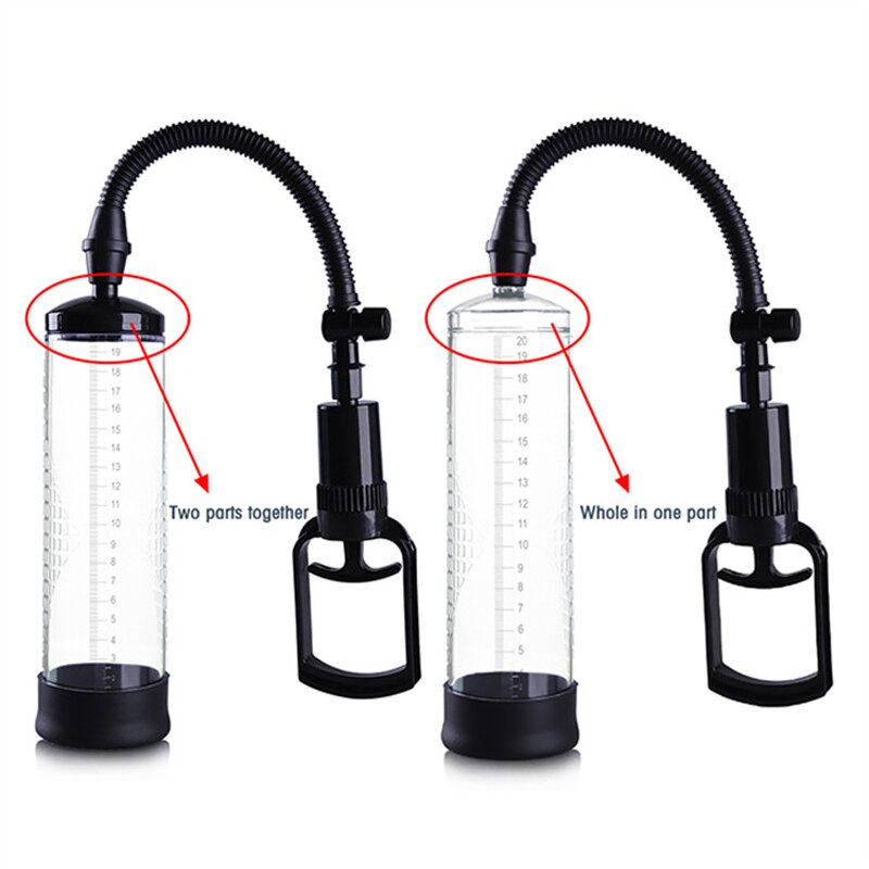 Penis Pump Enlargement Vacuum Dick Extender Men Sex Toy Increase Length Enlarger Male Train Erotic Adult Erection Trainer