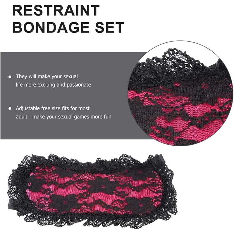 Sleep Mask with Lace Blindfold for Sleeping Sleep Eye Mask,Luxury BDSM Blindfold for Couples,Ideal for Sex Travel and Sleeping