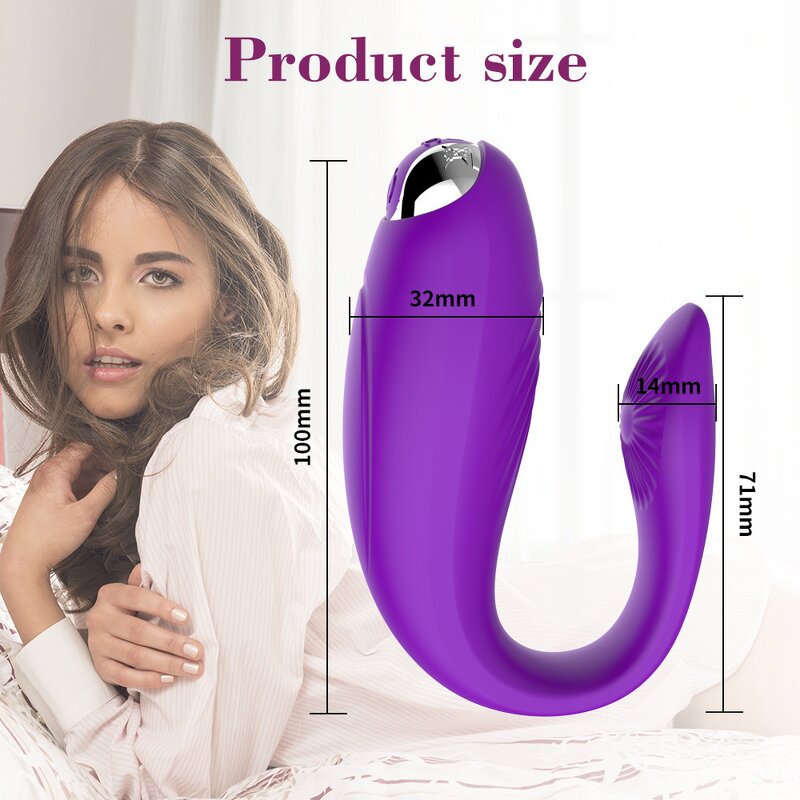 Sexual Double Head G-spot Wearable Vibrator with 10 Vibration Modes, Prostate Anal Massager Sex Toy Suitable for Female Partners