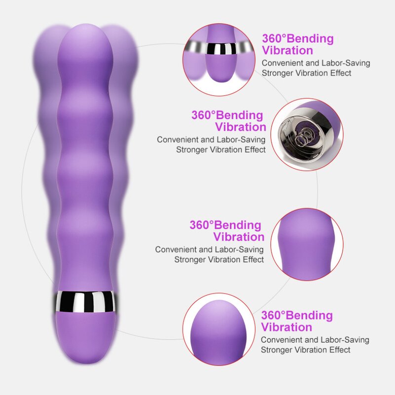 Free Box - Female Masturbator AV Stick Dildo Vibrator Massager G Spot Clitoris Stimulator Anal Butt Plug Bullet Vibrator