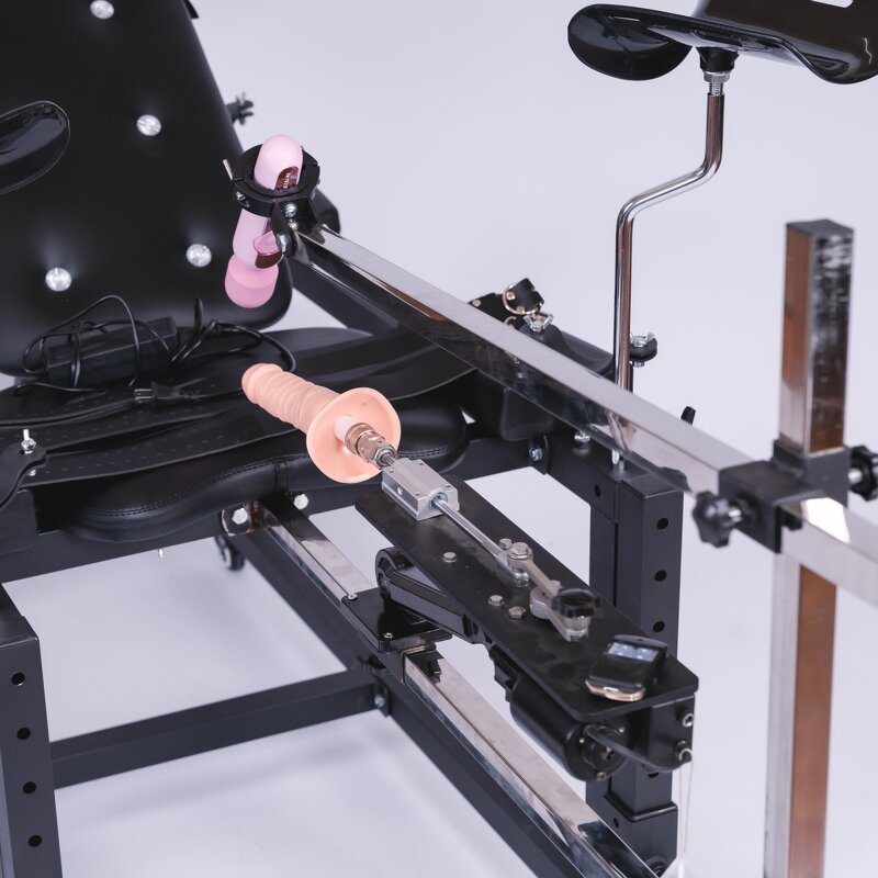 Leg Spreader Obedience Chair with Vac-U-Lock System Sex Machine for Men Women Couples, Heavy Duty Frame Includes More DIY Stand