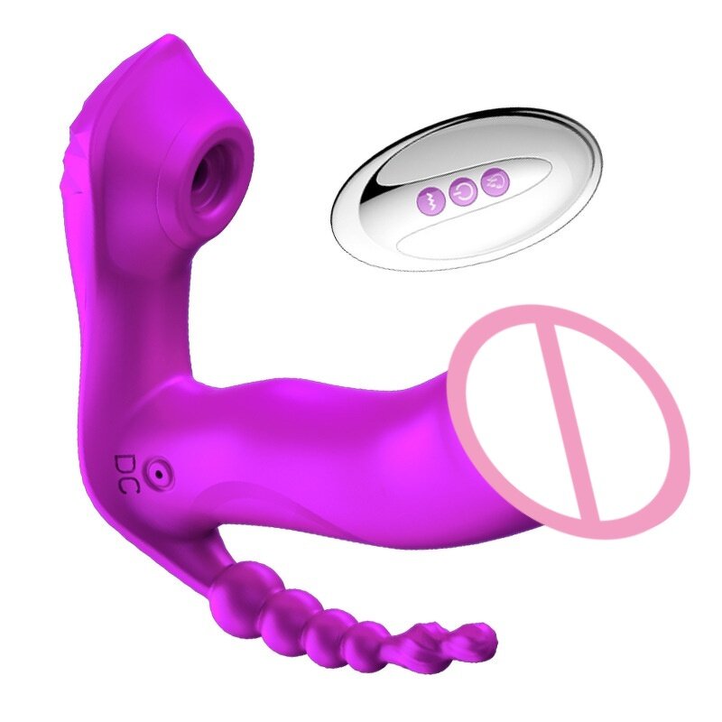 Wearable Vibrator G Spot Clitoral Anal Vibrator Rose Sex Toys with 9 Vibrating Modes Rechargeable G Spot Vibrator for for Women