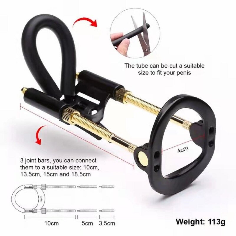 Adult Sex Toys Silicone Herb Penis Pump Enlarger Stretcher Kit Male Enhancement Male Penis Extender Accessories