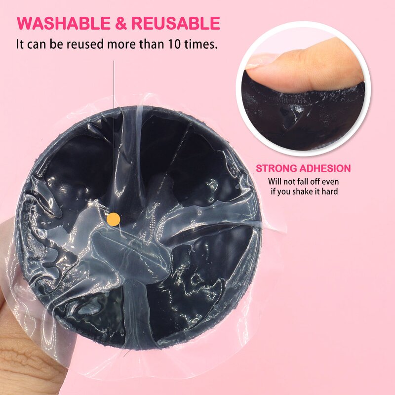 Women Sexy Nipple Covers Self-adhesive Nipple Pasties Stickers Sequin/Faux Leather Swan Rhinestone Breast Pasties