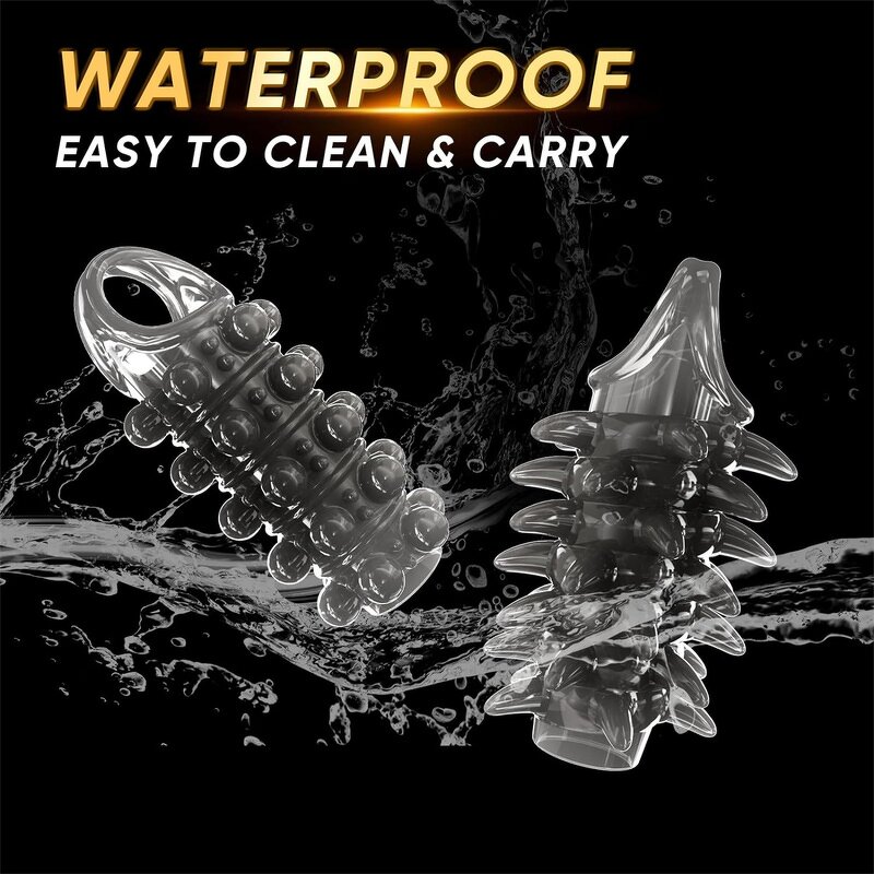 Best Selling High Quality TPE Reusable Sleeve Soft Silicone Rub Ber extra Dotted Penis Condom