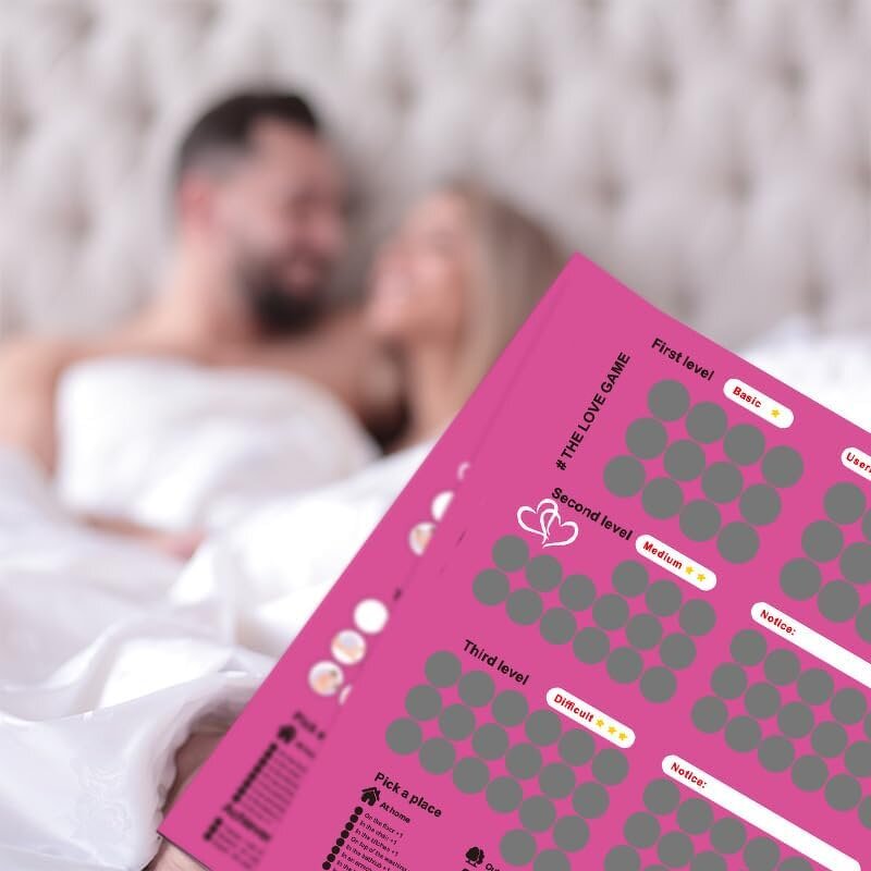 Scratch Off Poster Funny Love Game Scratch Off Poster 100 Things on Date Night Couple Dating, Night Ideas Poster for Couples
