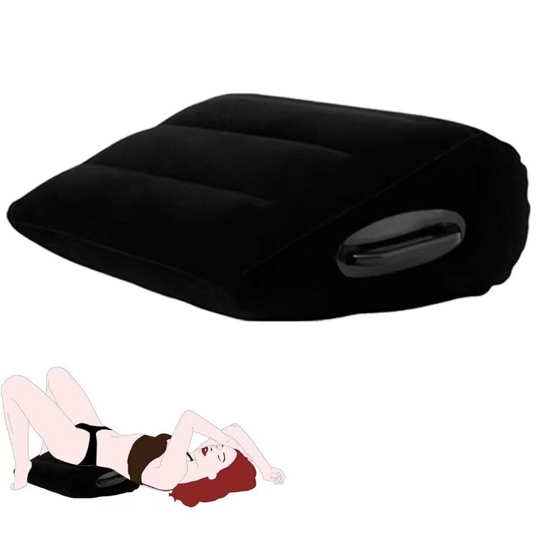 Multiposition Wedges Bed Inflatable Pillow for Supports Inflatable Orthopedics Cushions PVC Flockeds Covers Cushions Supports