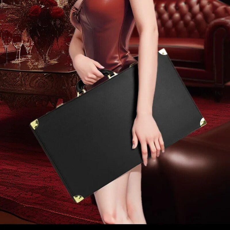 13pcs Genuine Leather Bondage Kit with Luxury Cabinet Handcuffs Collar Mouth Gag Sm Game Suit Bondage Set for Bdsm Rope Play%