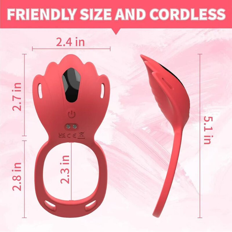 Adult Sex Toys Wearable Panty Vibrator with 9 Vibration Modes APP & Remote Control Vibrators for Penis Ring Clitoral Stimulator