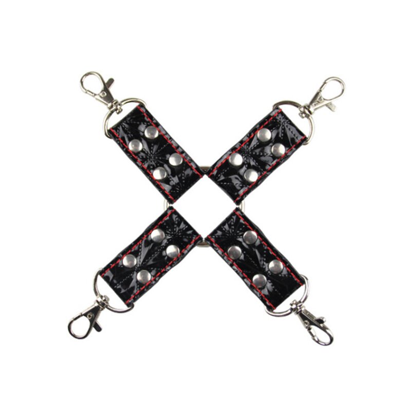 1 Gag Mouth Plug Ball Sex Love Game Handcuffs Leather Whip Rope Collar Plush Rope 10 Pieces Set Bondage Kit Adult Play Fun Toys