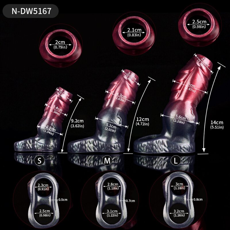 Knot Penis Sleeve Cock Sleeve Penis Extender Soft Penis Enlarger for Couples Delay Ejaculation Stronger Erection Enhancement