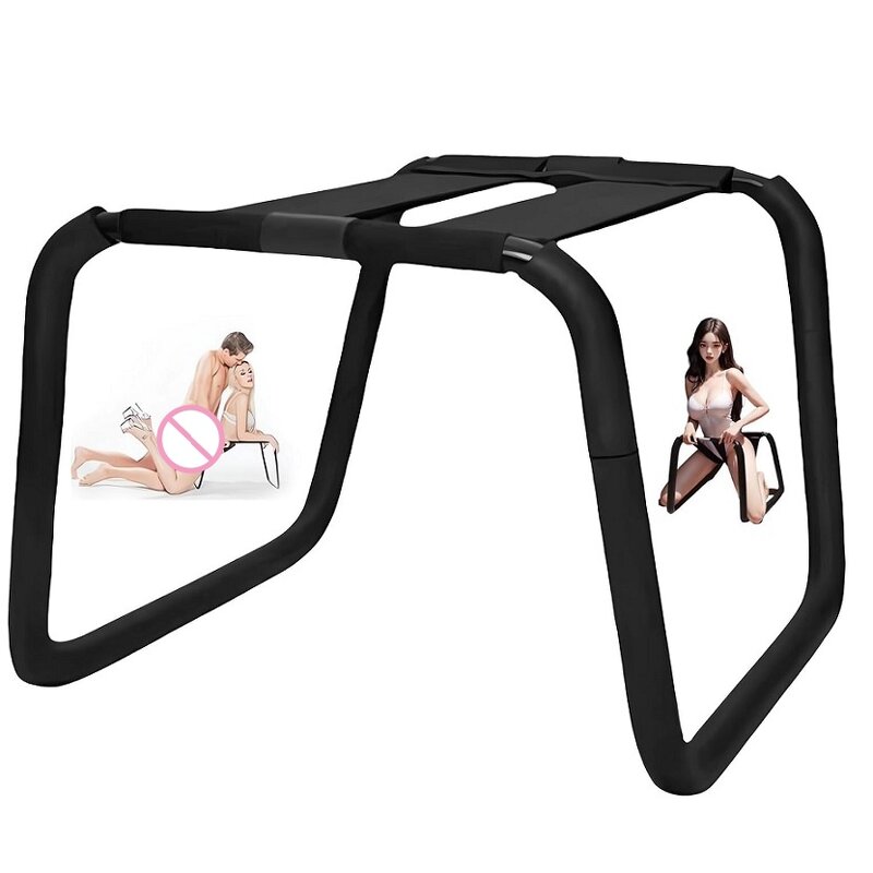 Sex Chair for Couples BDSM Sex Toys, Multifunctional Sex Position Enhancer Chair Adjustable Sex Bench with Bouncing Mount Seat