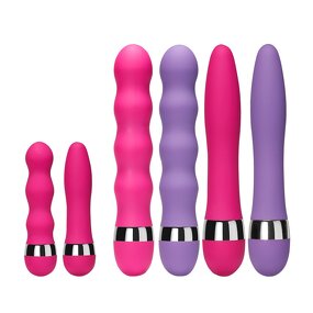 Free Box - Female Masturbator AV Stick Dildo Vibrator Massager G Spot Clitoris Stimulator Anal Butt Plug Bullet Vibrator