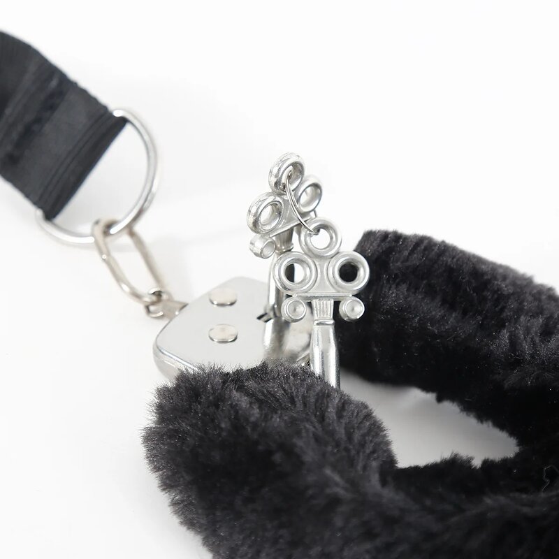 Handcuffs and Leg Cuffs Adult Toys Alternative Nylon Plush Sex Handcuffs BDSM Bondage Exotic Sex Toys for Couples Adults Games