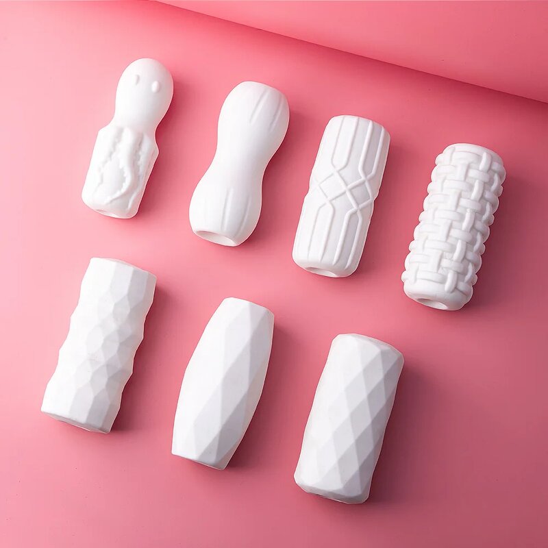 Soft Tpe Vaginal Male Masturbation Cup Sex Toys for Adult Men Portable Privacy Glans Massager Delayed Penis Ejaculation Trainer