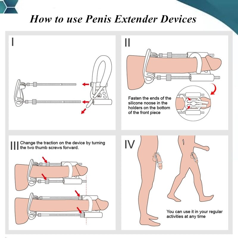Adult Sex Toys Silicone Herb Penis Pump Enlarger Stretcher Kit Male Enhancement Male Penis Extender Accessories