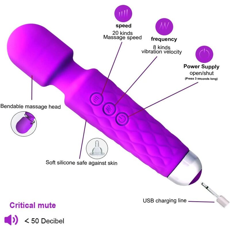 Rechargeable, Handheld Neck Back Body Relaxing, Leisure Tool, Relieve Muscle Tightness After Exercise, Waterproof Material