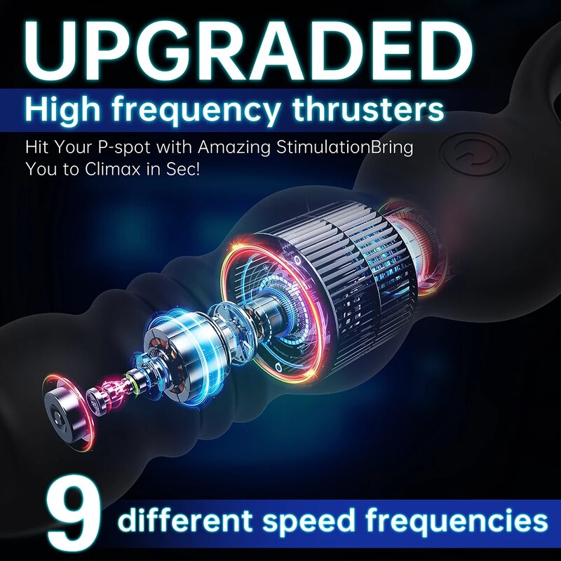 APP Remote Anal Beads Vibrators Butt Plug for Men Women Anal Vibrator Prostate Massager Anal Balls Men Soft Silicone Masturbator