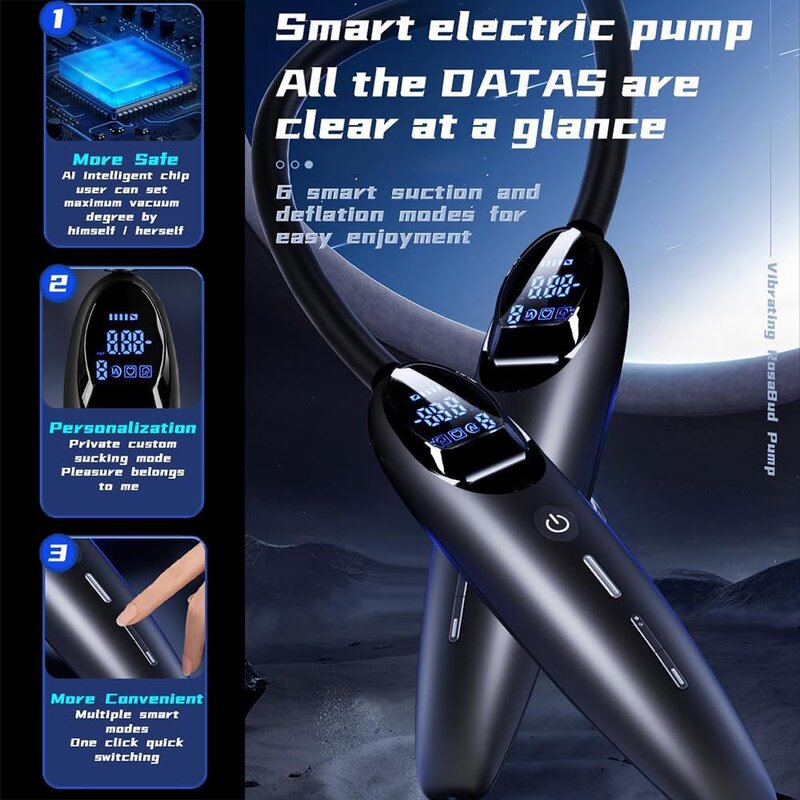 Automatic Anal Plug Vaginal Pussy Dildo Pump Expander, Anal Beads Wand Pumps Enlarger, Prostate Massager Stimulator Masturbator
