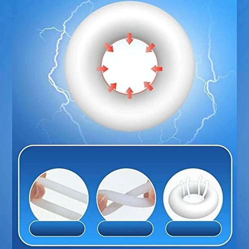 3 Pieces Different Size High Quality Food Grade Elastic Silicone Penis Medical Grade Male Delayed Ejaculation Cock Rings Set