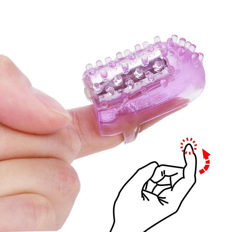 Finger Vibrator Nipple Clitoris Stimulator Vaginal Massager Sex Toys for Women Dildo Mini Jumping Eggs