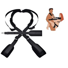 Hot Sale Adjustable Adult Restraint Cord Kit Multiple Posture Swing Neck Suspension Sling Sexy Adult Bondage Gear