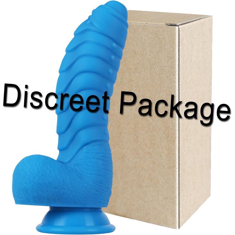 1.77'' Diameter Big Lifelike Penis with Balls Realistic Thick Silicone Dildo Adult Sex Toy for Women G-spot Anal Stimulator