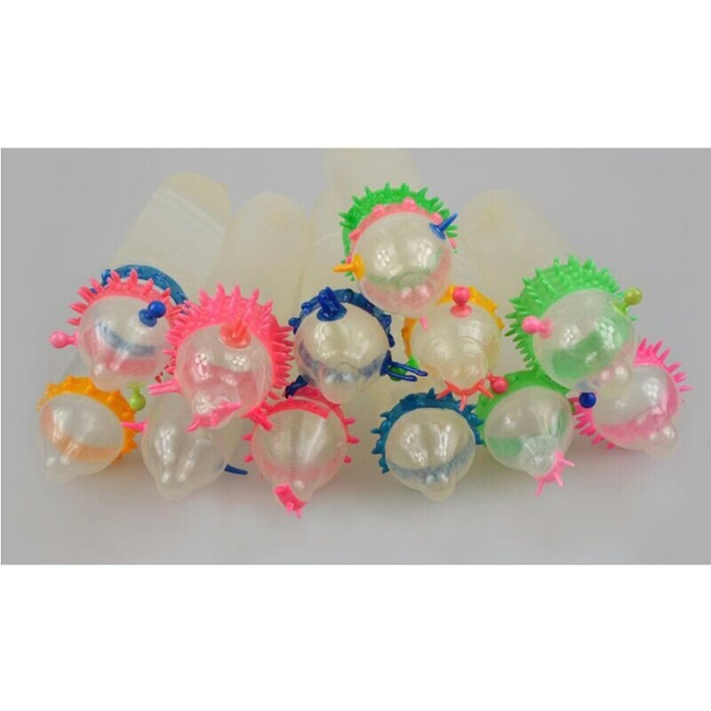 6 Pcs in 1 Set Innovative High Quality Creative Sex Toy for Men Spike Male Condom Made of Latex Certified by SABS