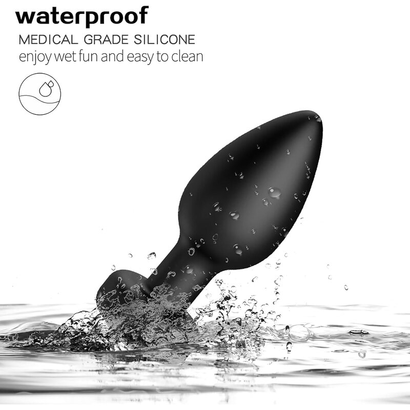 Anal Plug Vibrator for Men Butt Plug Portable Massager Wireless Remote Control Dildo Vibration Sex Toys for Male Adult Toys