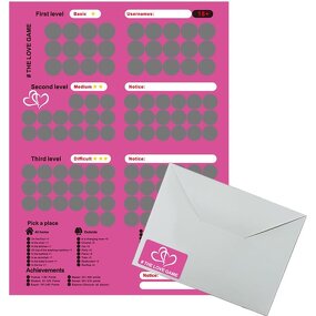 Scratch Off Poster Funny Love Game Scratch Off Poster 100 Things on Date Night Couple Dating, Night Ideas Poster for Couples