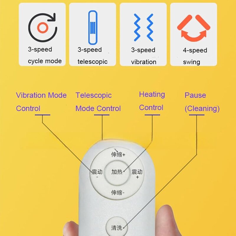 Cute Polar Bear Pillow Sex Dildo Machine Automatic Thrusting Vibrating Rocking Cannon Discreet Silicone Remote Control USB Power