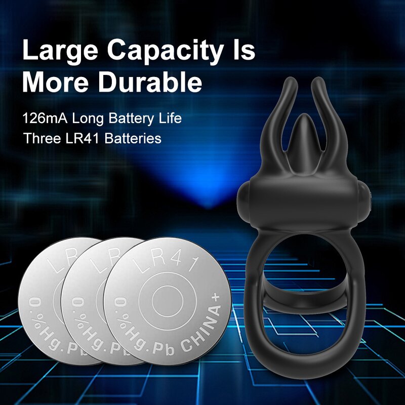 Lock Ring Vibrating Lock Ring on for Men Masturbator Sex Machine Adult Sexy Toys Erotic Sex Toys for Adults Men Pleasure Ring
