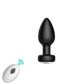 Anal Plug Vibrator for Men Butt Plug Portable Massager Wireless Remote Control Dildo Vibration Sex Toys for Male Adult Toys
