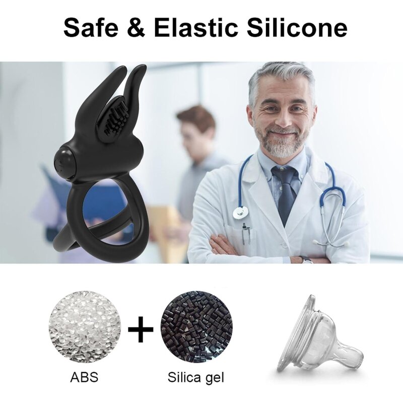 Lock Ring Vibrating Lock Ring on for Men Masturbator Sex Machine Adult Sexy Toys Erotic Sex Toys for Adults Men Pleasure Ring