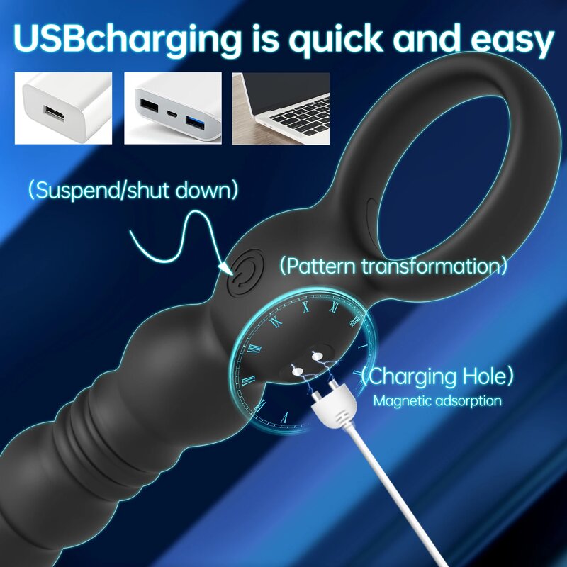 APP Remote Anal Beads Vibrators Butt Plug for Men Women Anal Vibrator Prostate Massager Anal Balls Men Soft Silicone Masturbator