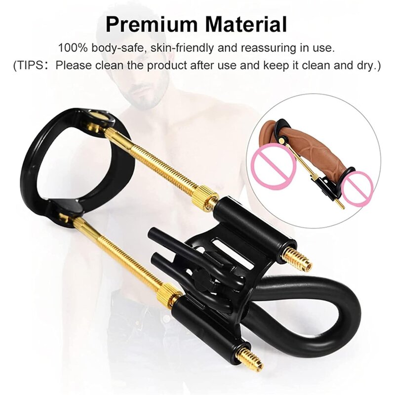 Adult Sex Toys Silicone Herb Penis Pump Enlarger Stretcher Kit Male Enhancement Male Penis Extender Accessories