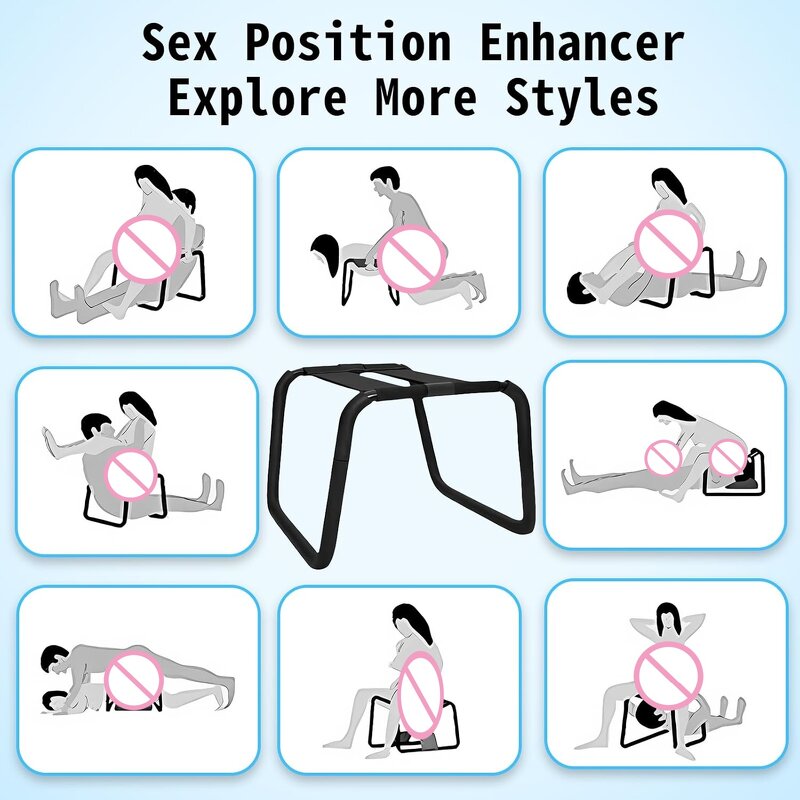 Sex Stool Multifunction Weightless Adjustable Sex Chair Position Aid Bounced Sex Toys Furniture for Women Couples