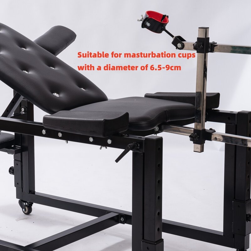 Ultimate Fully Adjustable Obedience Chair with Wireless Sex Machine Included Masturbation Cup and Dildo for Men Women & Couples
